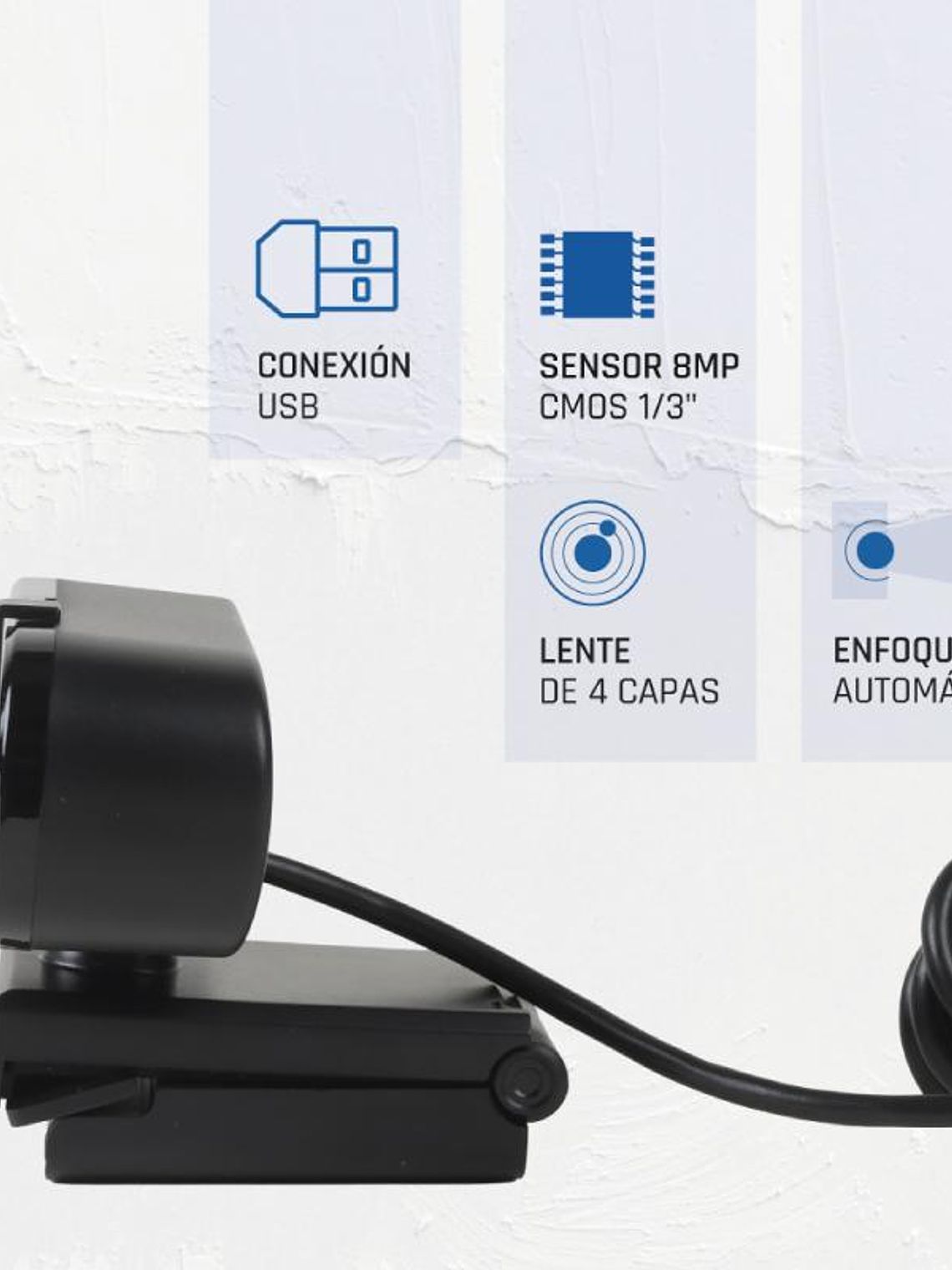 iggual Webcam USB 4K UHD WC3840 Business Pro View 2