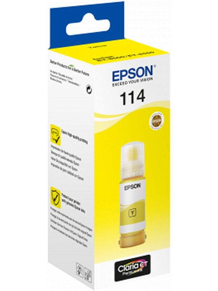 Epson Botella Tinta Ecotank 114 Amarillo 2