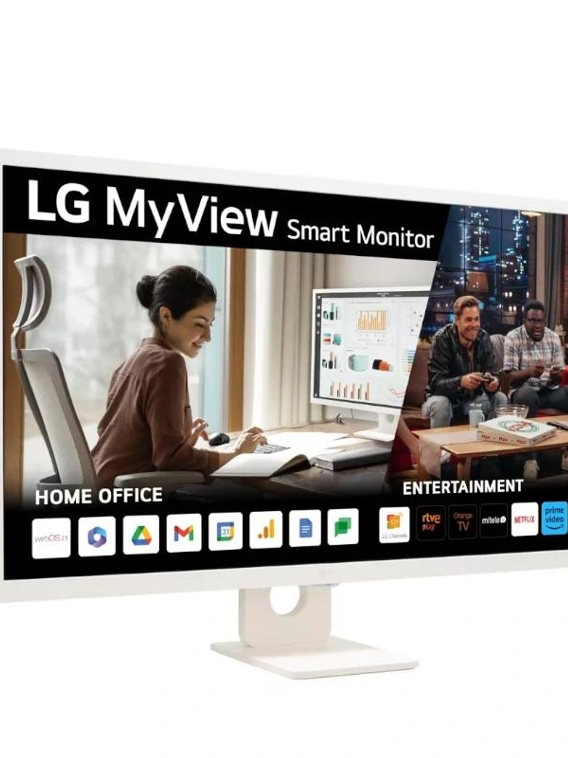 LG 32SR50F-W monitor Smart 32