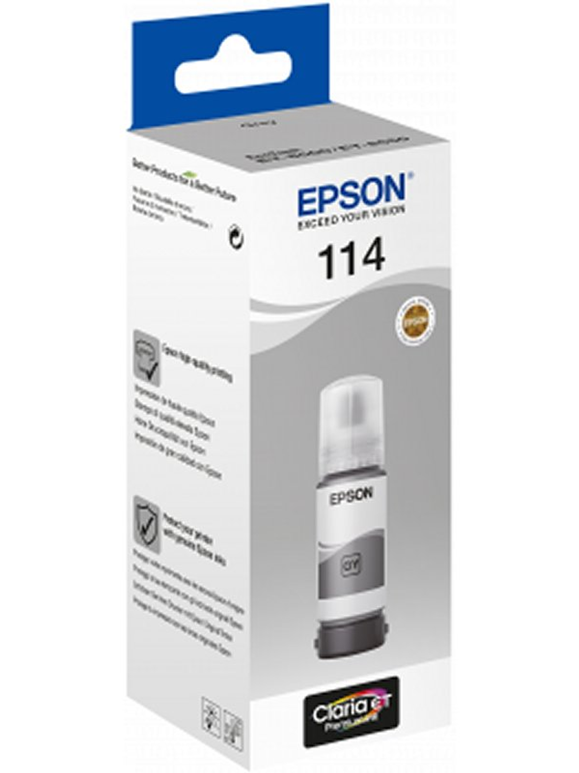 Epson Botella Tinta Ecotank 114 Gris 2