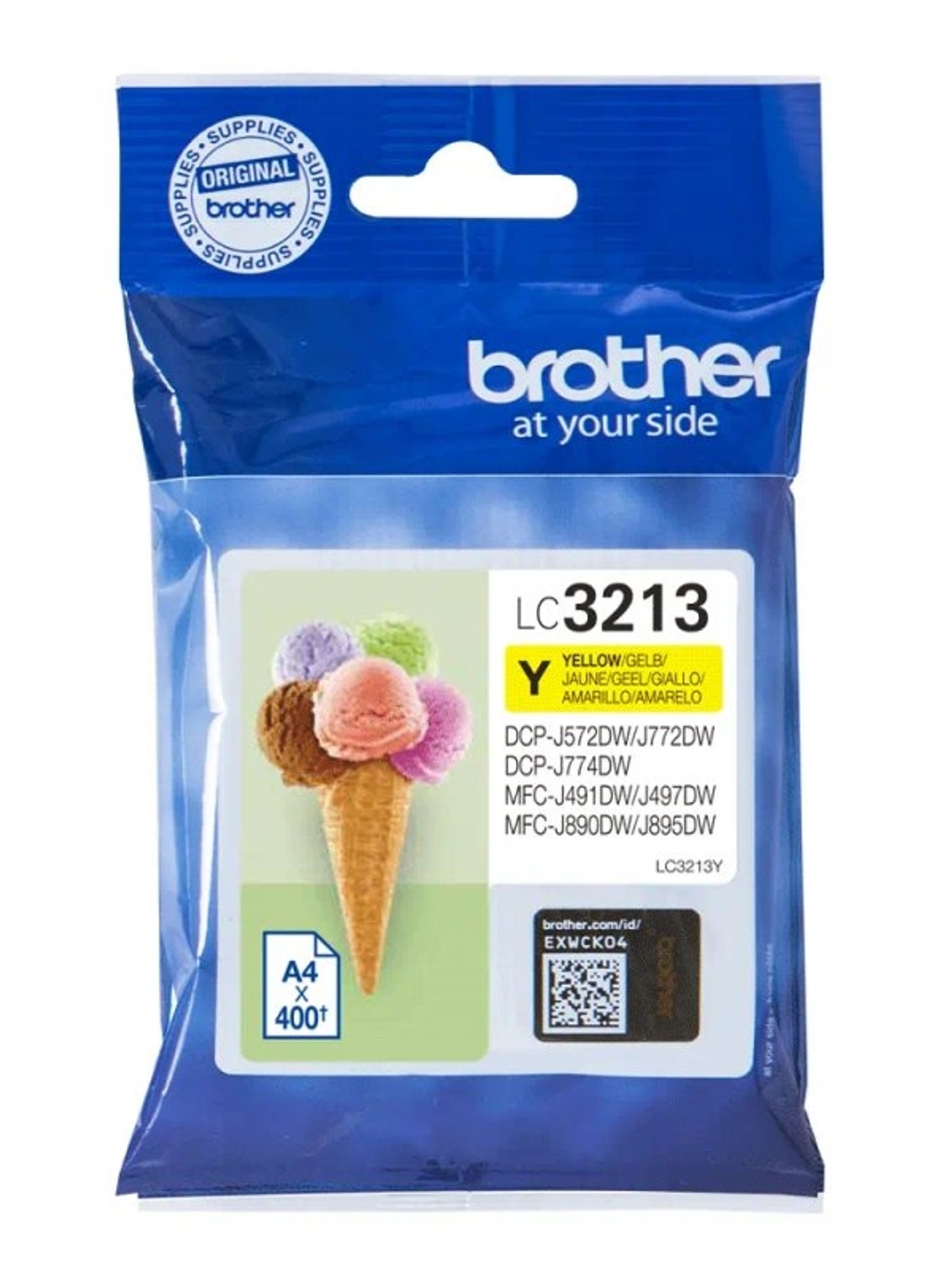 Brother Cartucho LC3213Y Amarillo 1