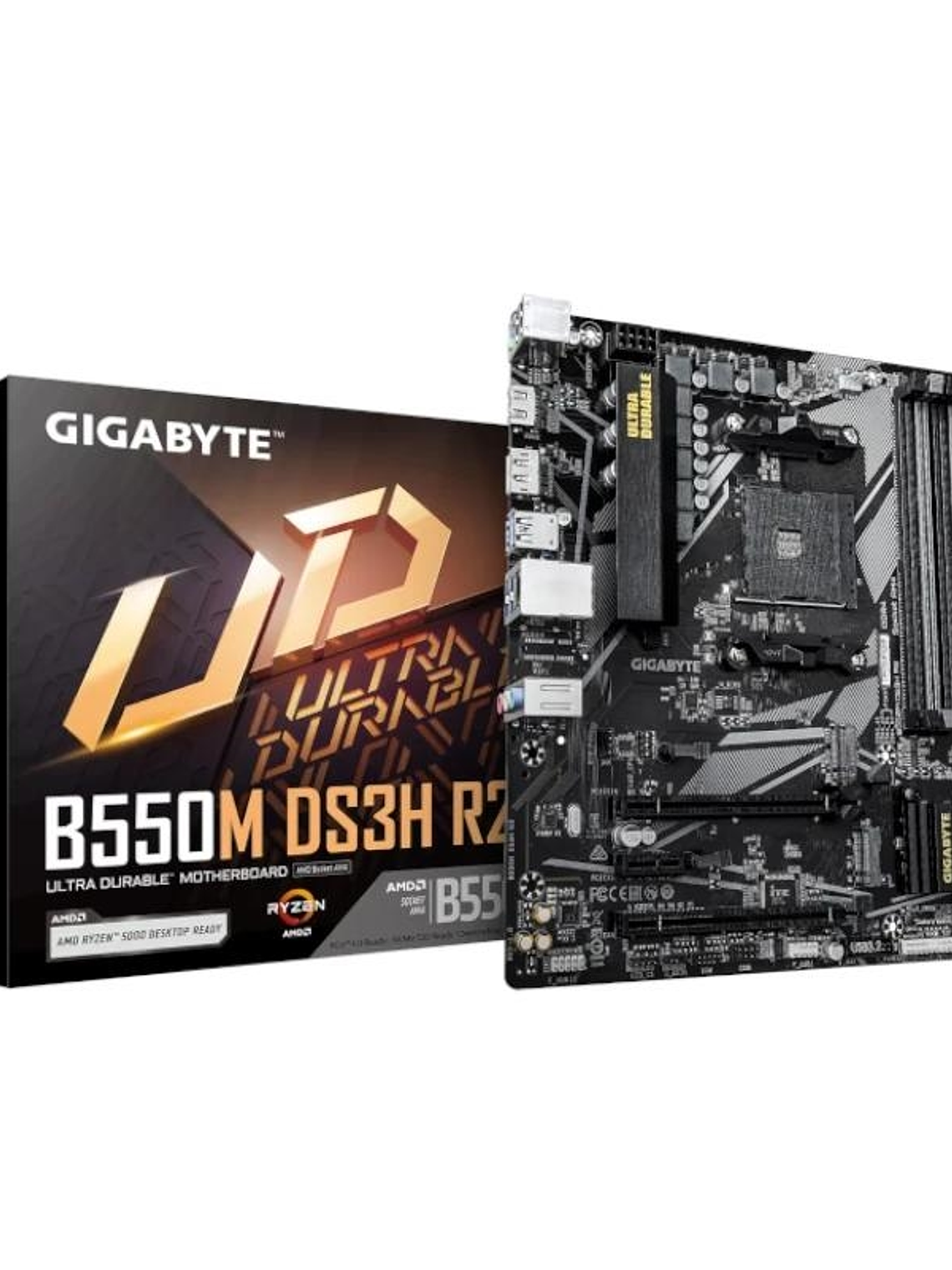 Gigabyte Placa Base B550M DS3H R2 mATX AM4 1