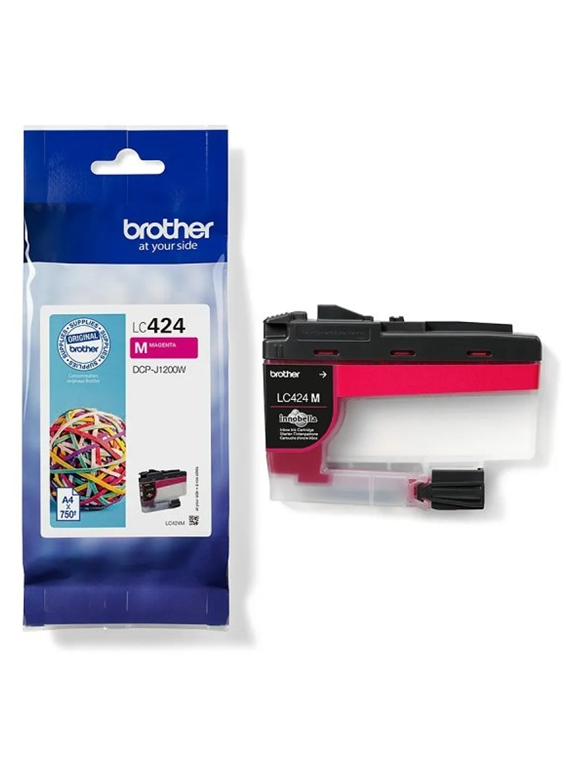 Brother Cartucho LC424M Magenta 1