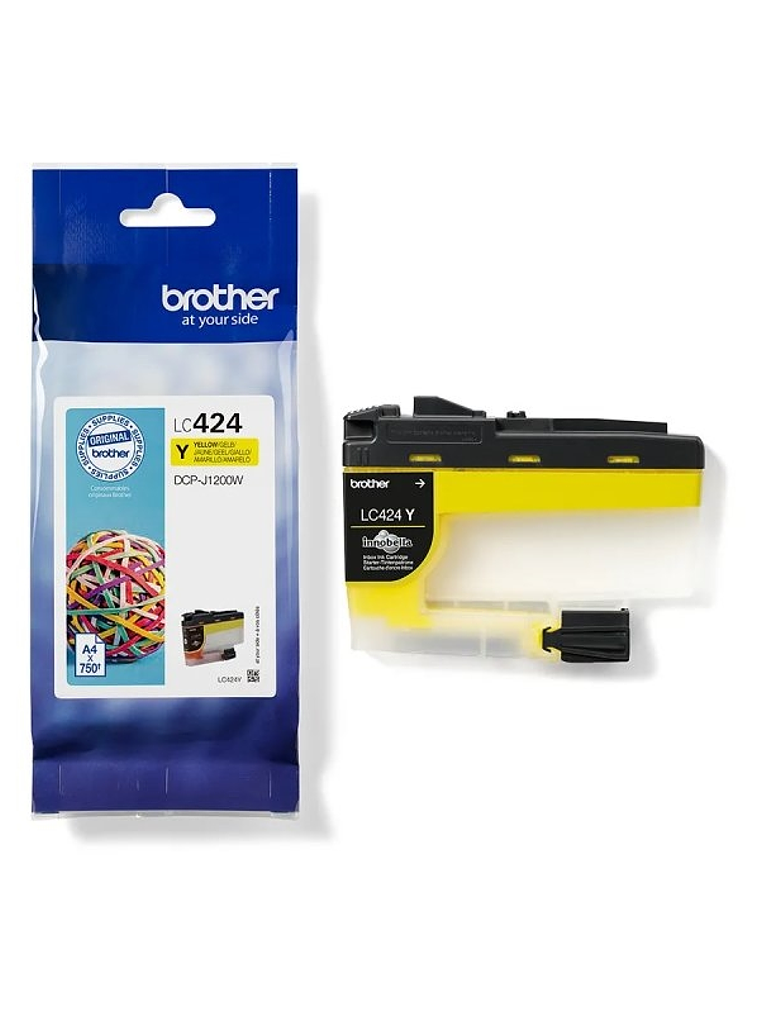 Brother Cartucho LC424Y Amarillo 1