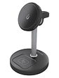 Aisens Cargador Inalámbrico USBC 15W 3 en 1 Negro - Miniatura 1