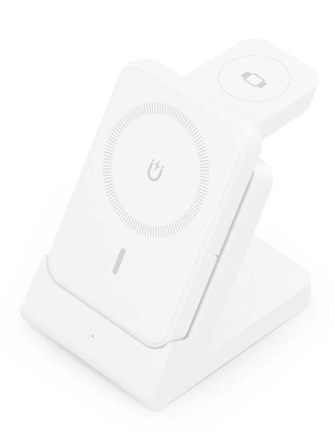 Aisens Cargador Inalámbrico USBC 15W 4 en 1 Blanco 1