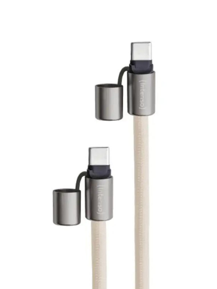 Intenso Lanyard Cable USB-C > C 1,65 m Beige 2