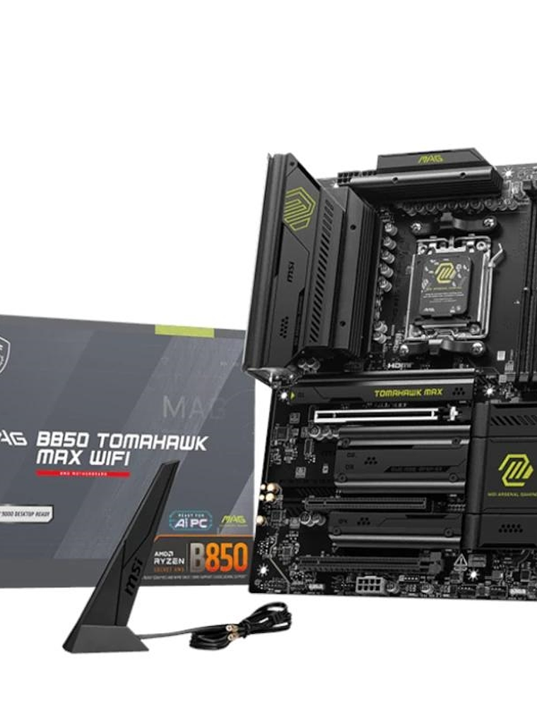 MSI Placa Base MAG B850 TOMAHAWK MAX WIFI DDR5 ATX 1