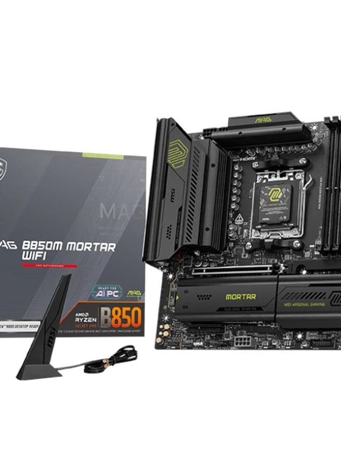 MSI Placa Base MAG B850M MORTAR WIFI DDR5 mATX AM 1