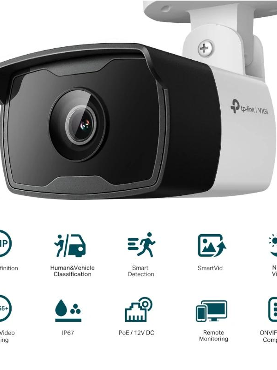 VIGI Cámara IP Bullet C330I 3MP Plástico IR 4mm 3