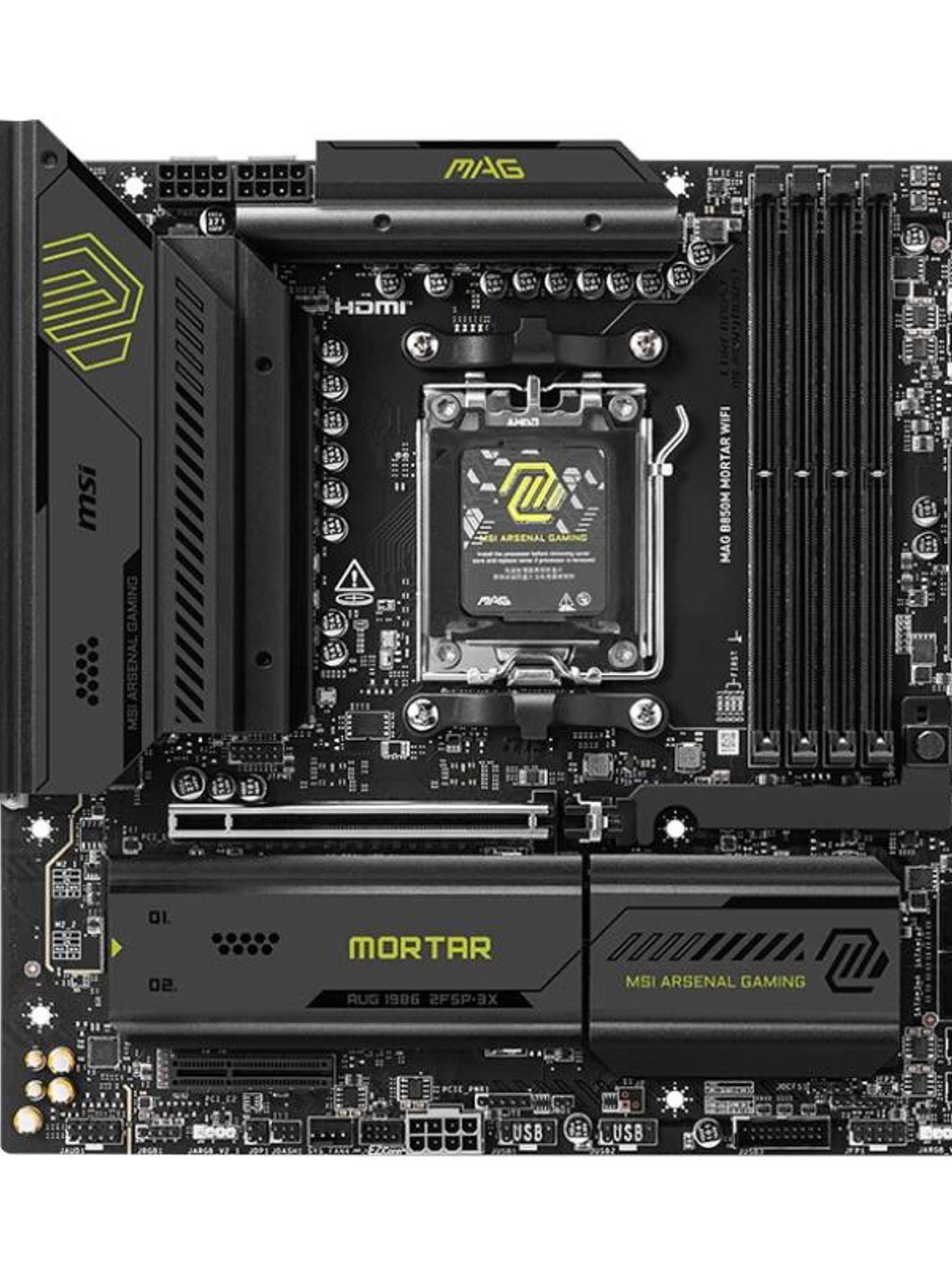 MSI Placa Base MAG B850M MORTAR WIFI DDR5 mATX AM 2