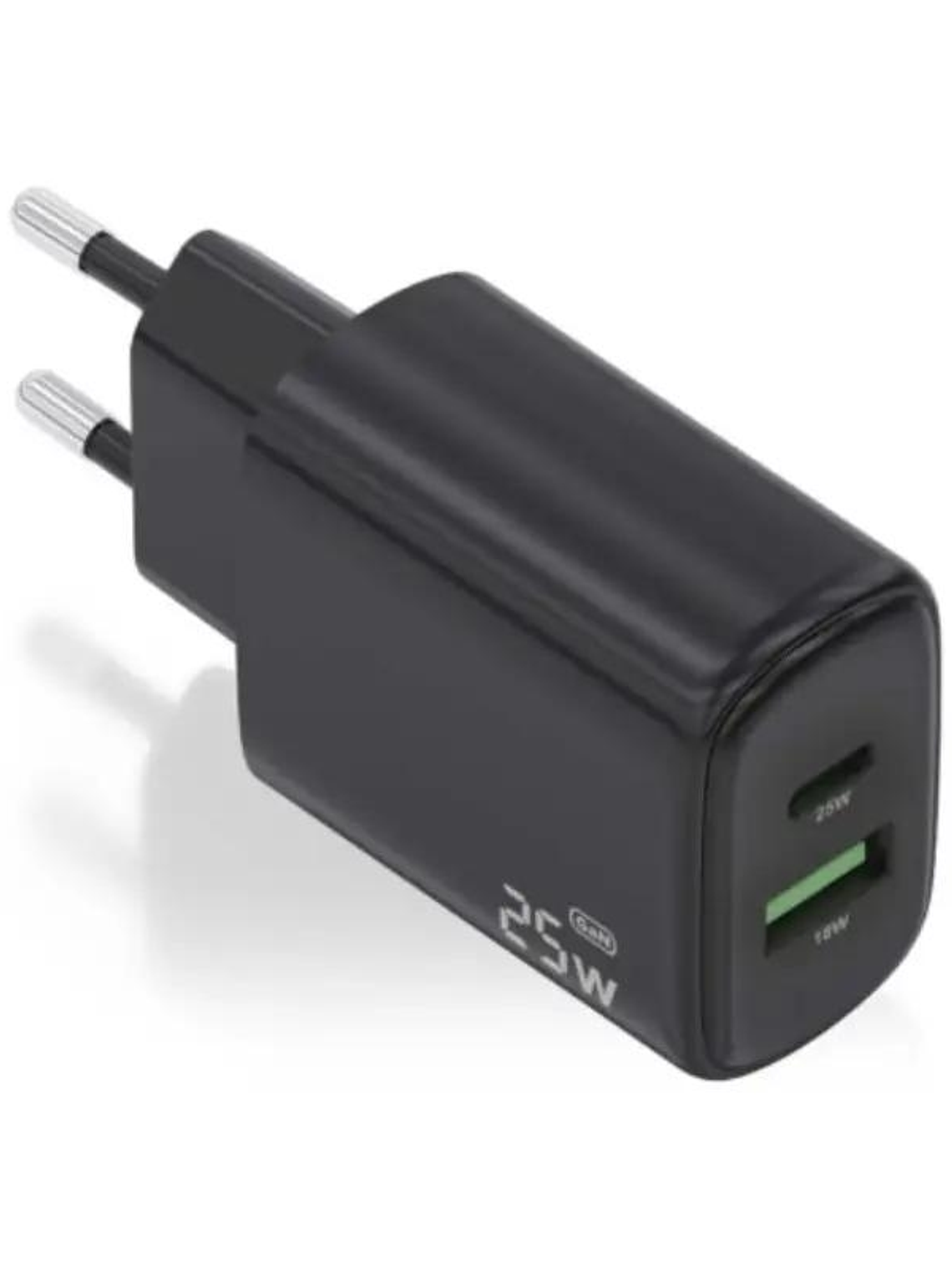 Aisens Cargador GaN 25W USB-C PD 3.0 USB-A QC3.0 1