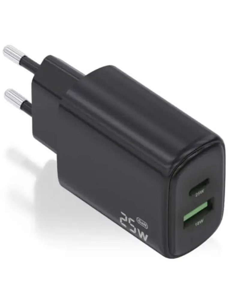 Aisens Cargador GaN 25W USB-C PD 3.0 USB-A QC3.0 1