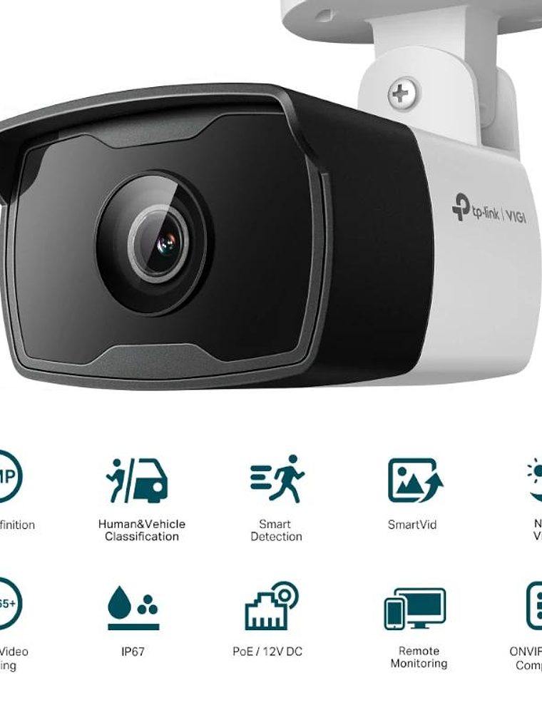 VIGI Cámara IP Bullet C340I 4MP Plástico IR 4mm 2