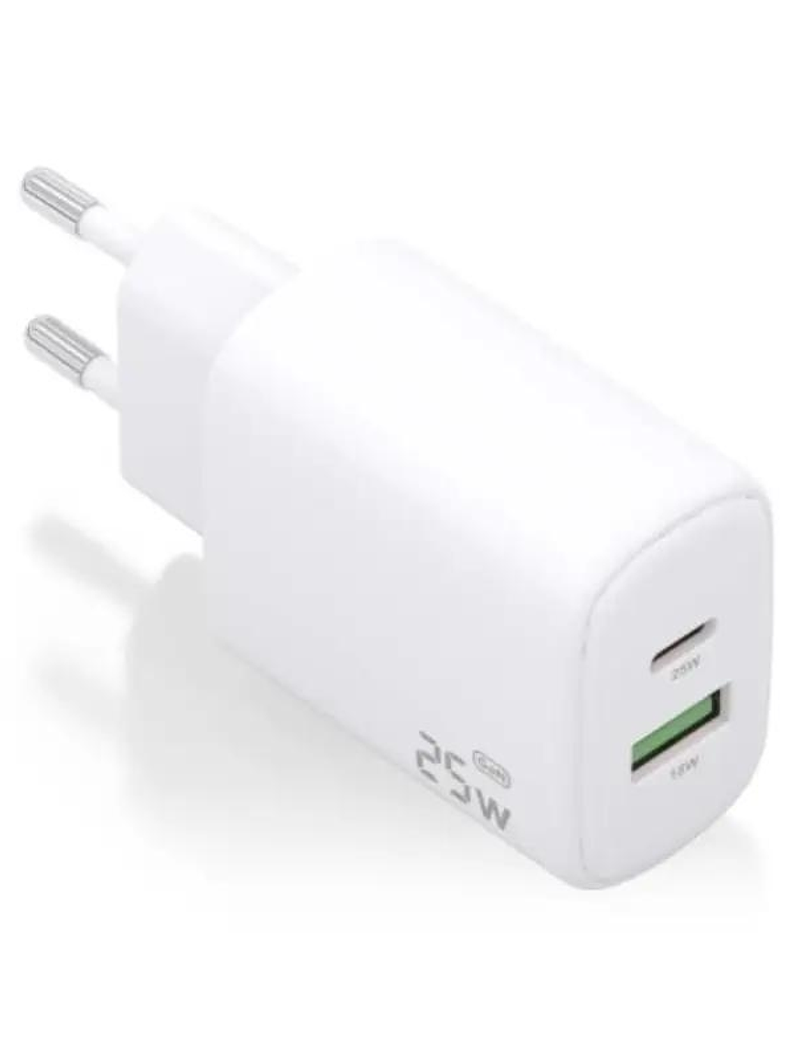 Aisens Cargador GaN 25W USB-C PD 3.0 USB-A QC3.0 1