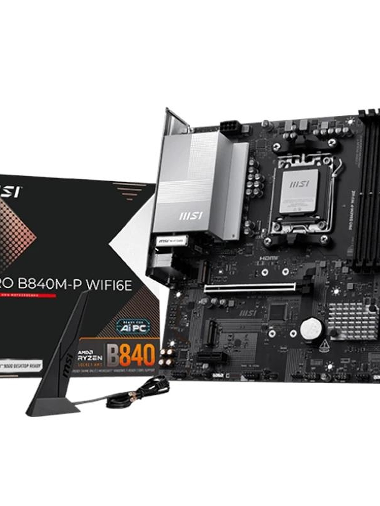 MSI Placa Base PRO B840M-P WIFI6E DDR5 mATX 1