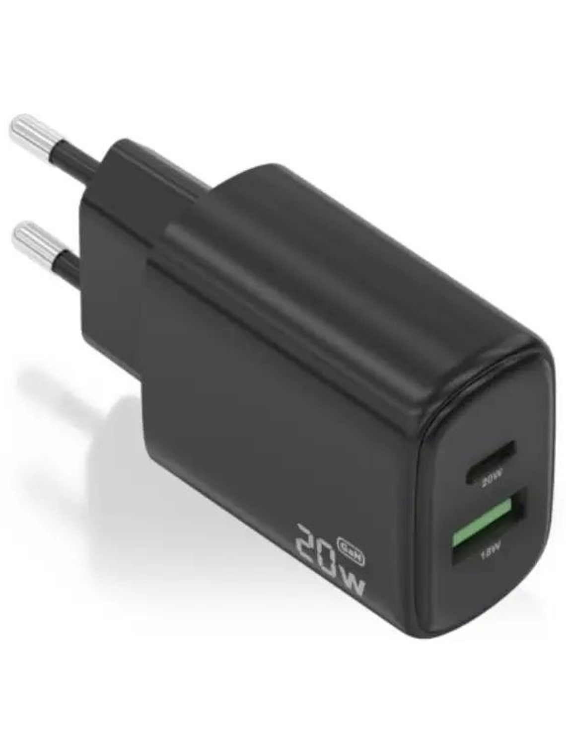Aisens Cargador GaN 20W 1xUSB-C PD3.0 Negro 1
