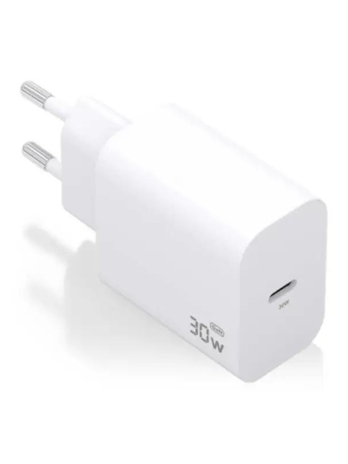 Aisens Cargador GaN 30W 1xUSB-C PD3.0 Blanco 1