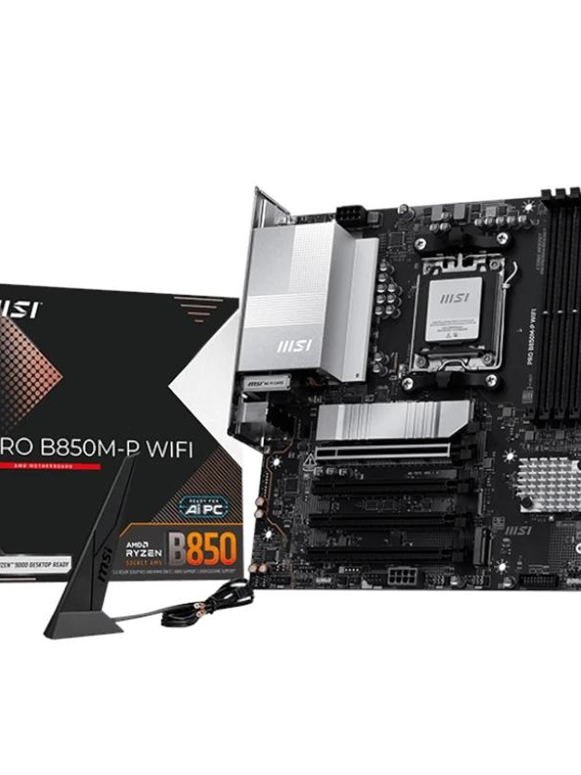 MSI Placa Base PRO B850M-P DDR5 WIFI AM5 1