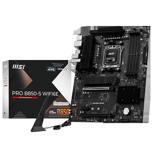 MSI Placa Base PRO B850-S WIFI6E DDR5 ATX AM5