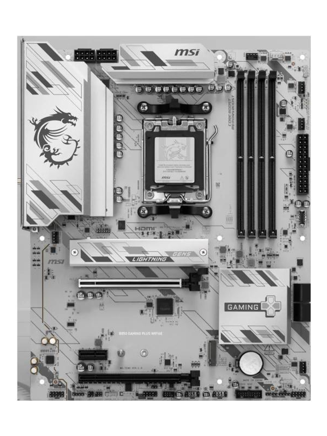 MSI Placa Base B850 GAMING PLUS WIFI6E DDR5 ATX AM 2