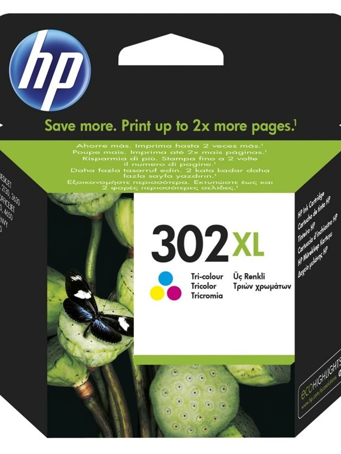 HP Cartucho 302XL Color 1