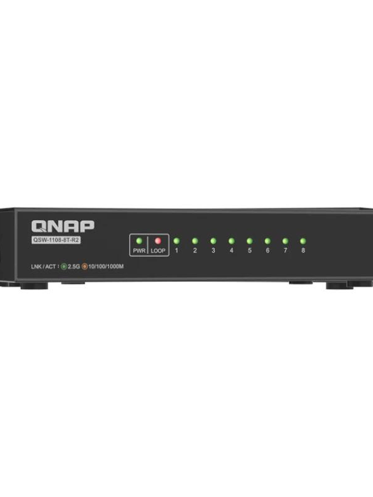 QNAP QSW-1108-8T-R2 Switch No Gest 8x2.5GbE 2