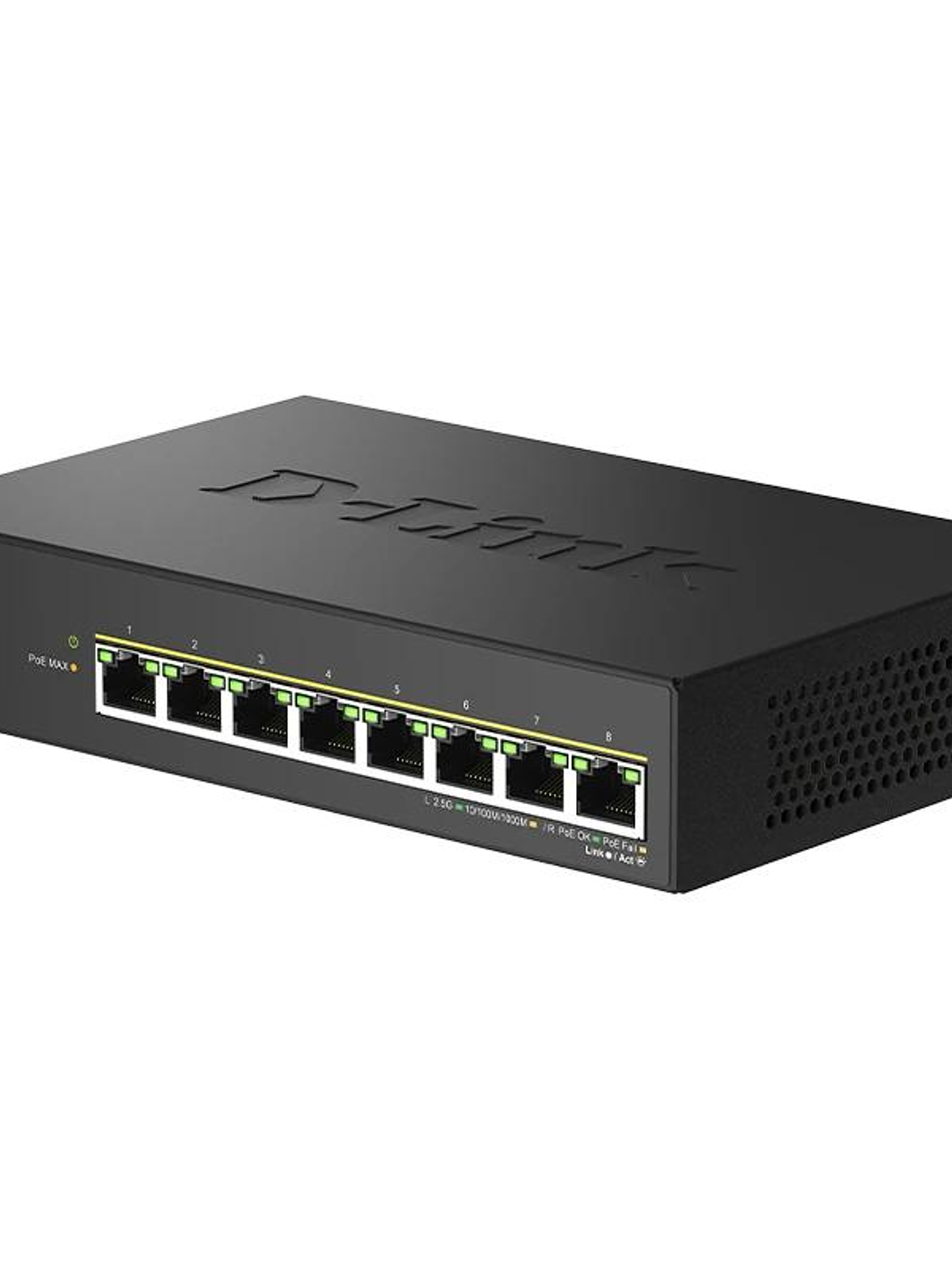 D-Link DMS-108P/E Switch 8x2.5mG PoE 230W 3