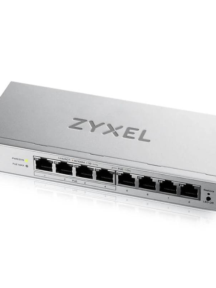 ZyXEL GS1200-8HPv3 Switch 8xGb (4xPoE+) 68W 1