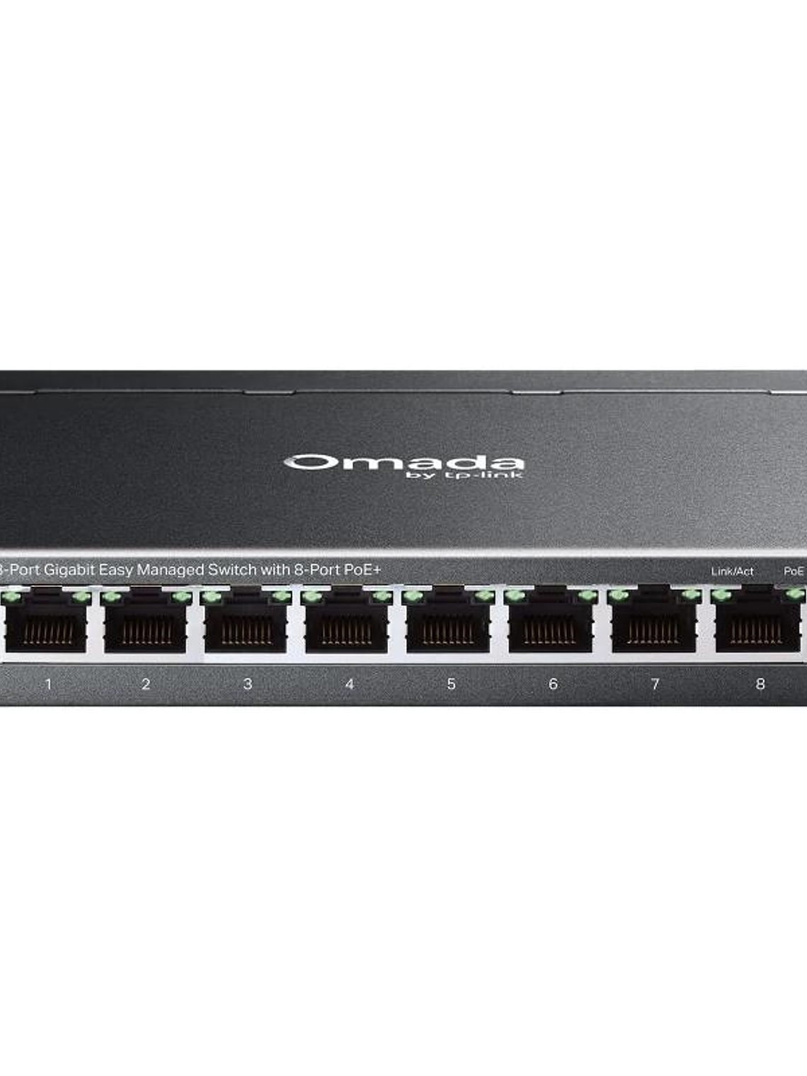 TP-Link ES208GP Switch 8xGbE PoE+ Acero Desktop 1