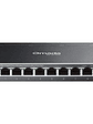 TP-Link ES208GP Switch 8xGbE PoE+ Acero Desktop - Miniatura 1