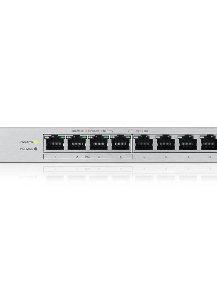 ZyXEL GS1200-8HPv3 Switch 8xGb (4xPoE+) 68W 3