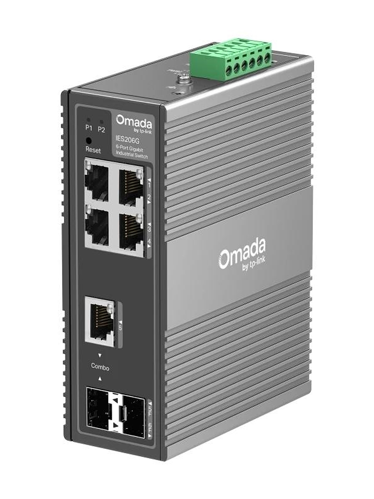 TP-Link IES206G Switch Industrial 4xG 1xSFP 1xC 1