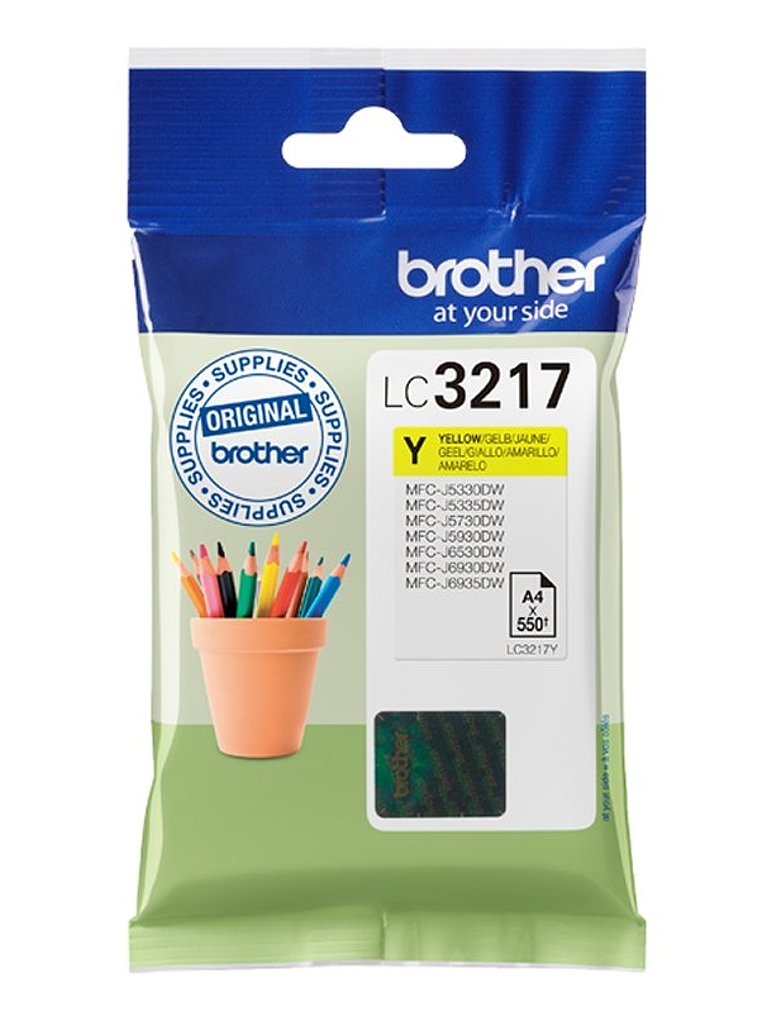 Brother Cartucho LC3217Y Amarillo 1