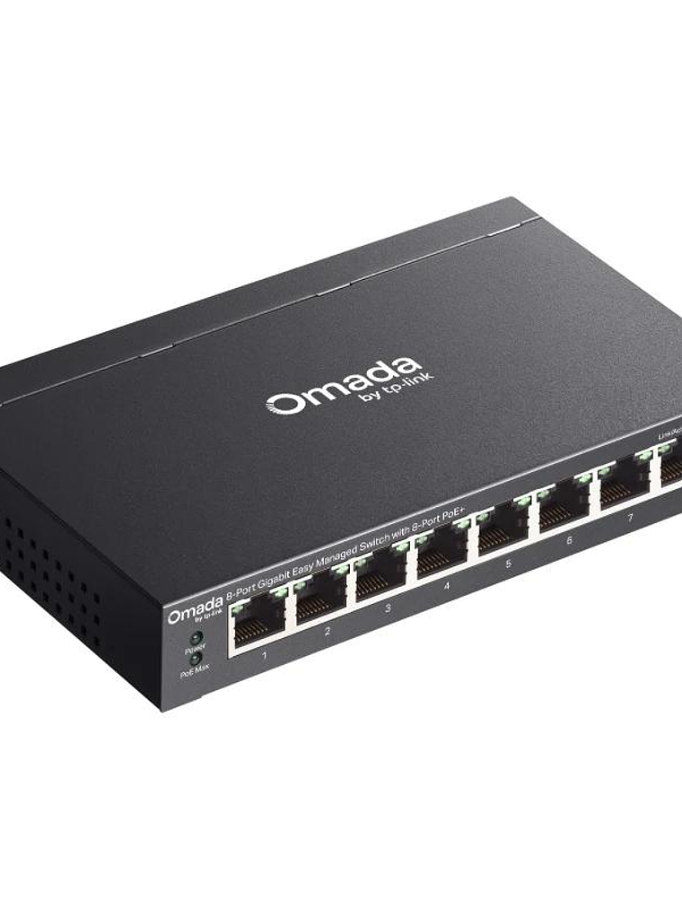 TP-Link ES208GP Switch 8xGbE PoE+ Acero Desktop 3