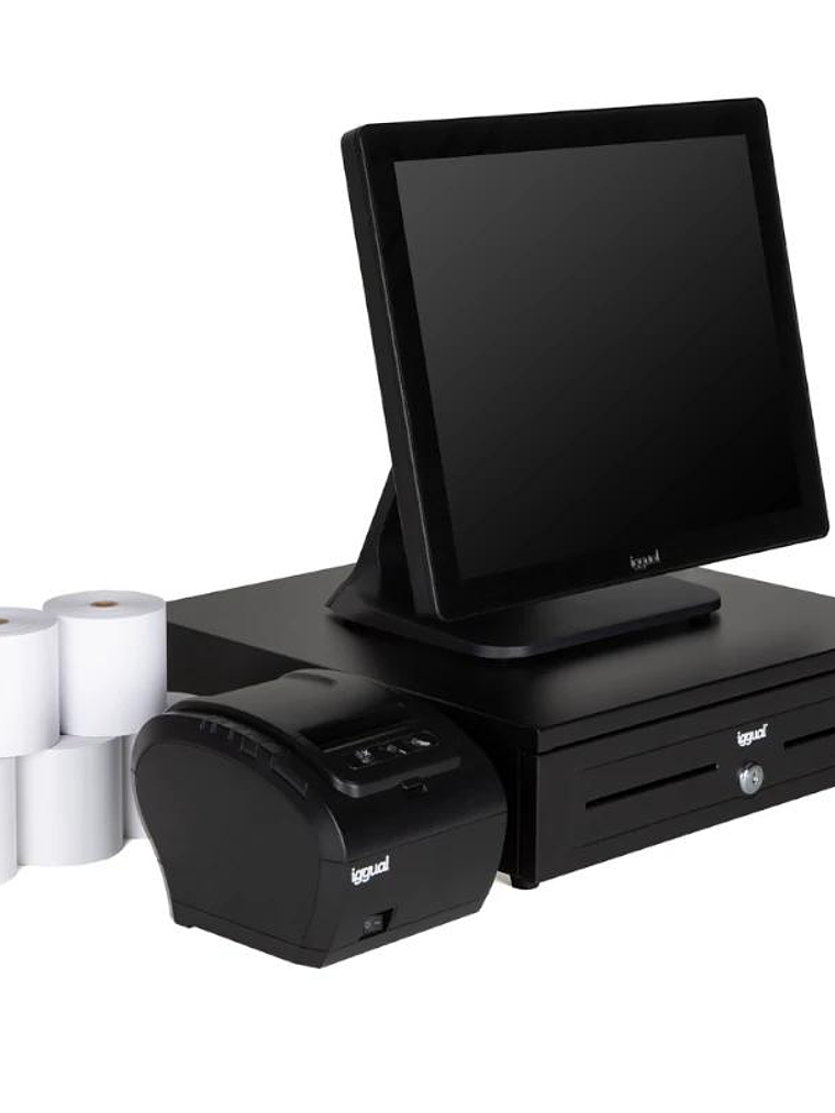 iggual Pack completo TPV 17 AIO N100 TP8002 IRON-H 2