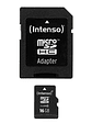 Intenso 3413470 Micro SD clase 10 16GB c/adapt - Miniatura 1