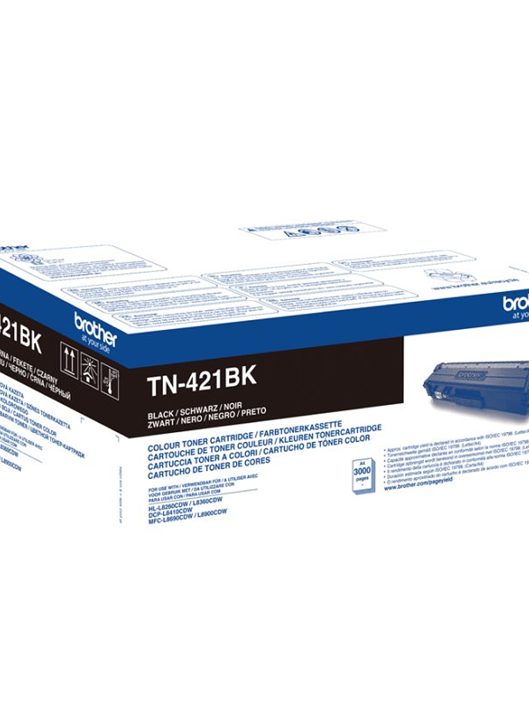Brother Tóner TN421BK Negro 2