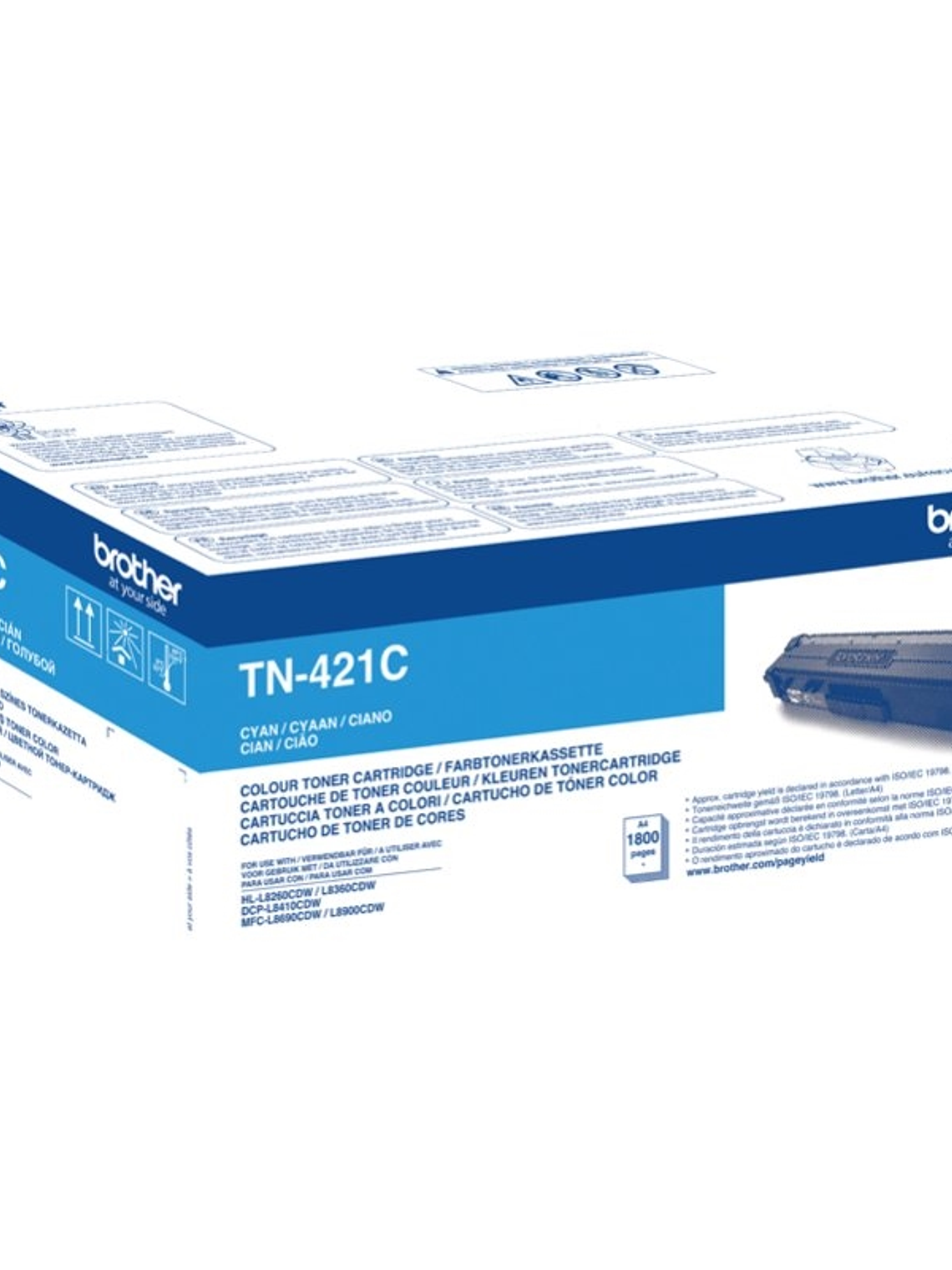 Brother Tóner TN421C Cyan 1