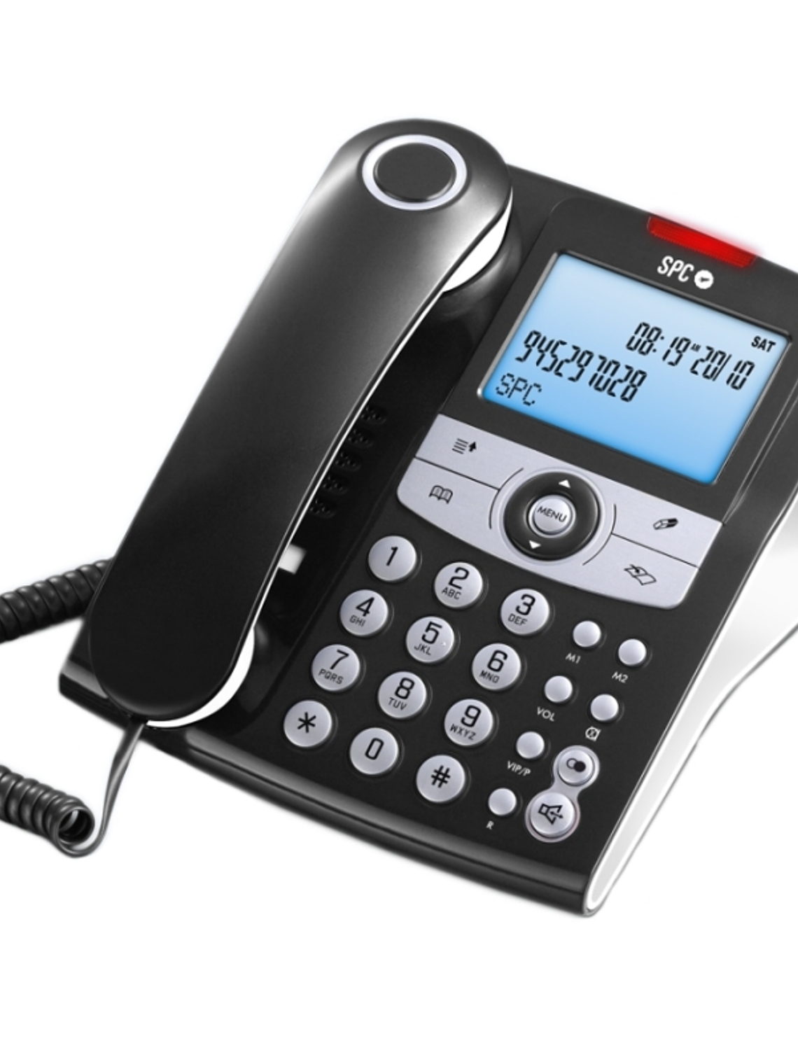 SPC 3804N Telefono ELEGANCE ID 70M ML ID LCD Negro 1