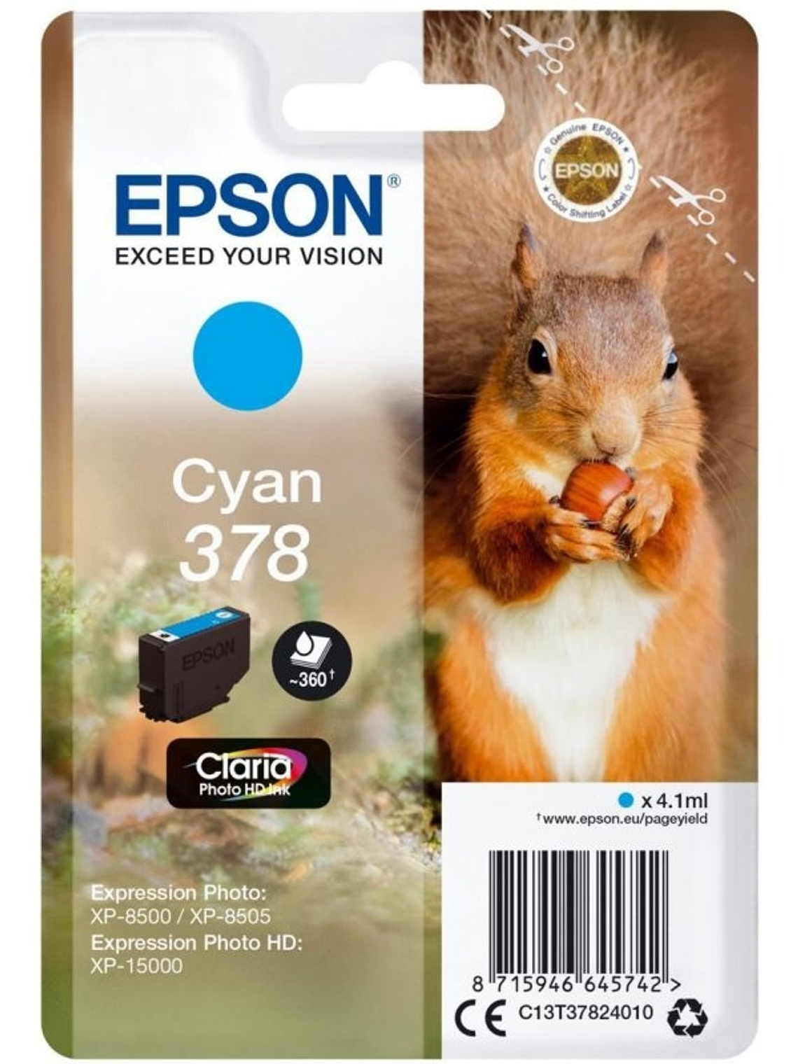 Epson Cartucho 378 Cian 1