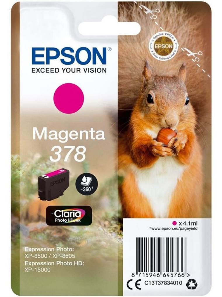 Epson Cartucho 378 Magenta 1