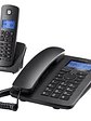 MOTOROLA C4201 Telefono Combo Fijo + DECT Negro - Miniatura 1