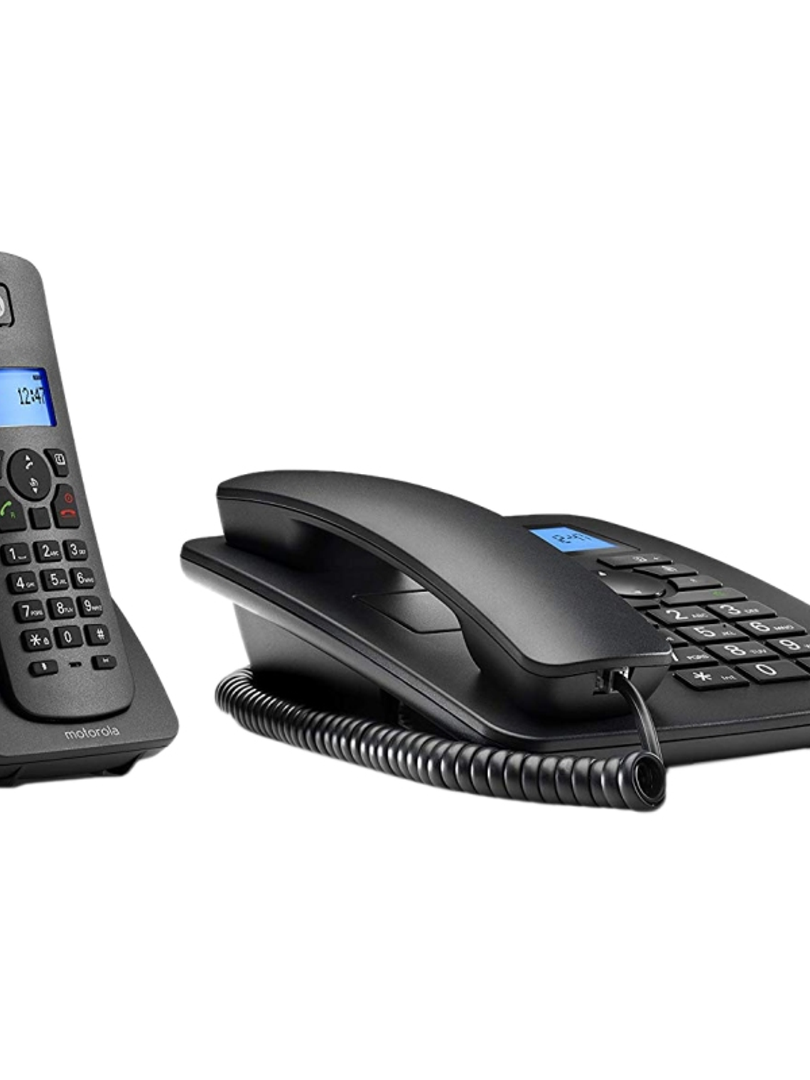 MOTOROLA C4201 Telefono Combo Fijo + DECT Negro 2