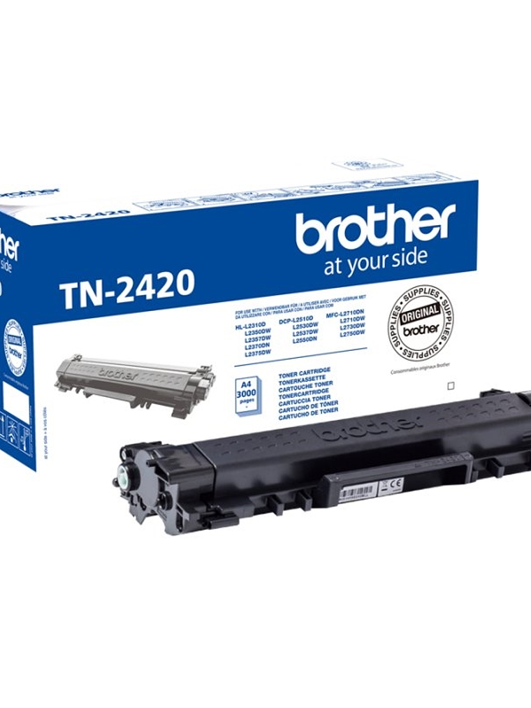 Brother Tóner TN2420 Negro 1