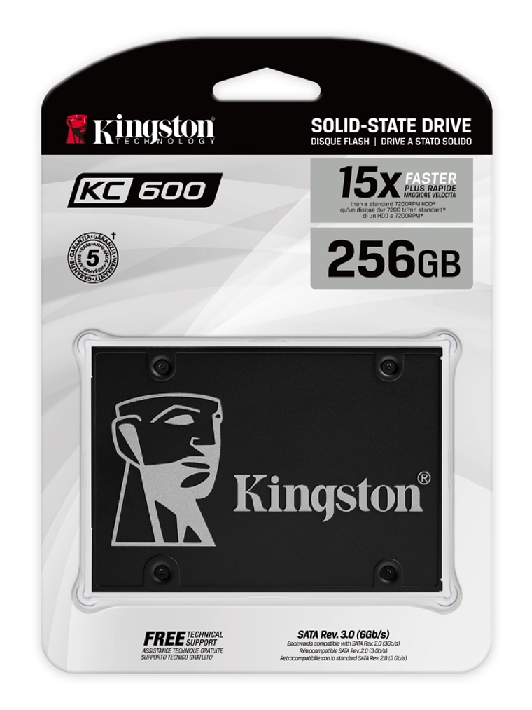 Kingston SKC600/256G SSD NAND TLC 3D 2.5