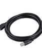 iggual Cable USB 2.0 A(M)-B(M) A-B macho 2 metros - Miniatura 1