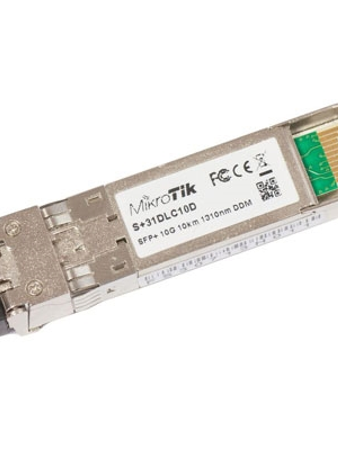 Mikrotik S+31DLC10D Módulo Fibra SFP+ MonoMod 10Km 1