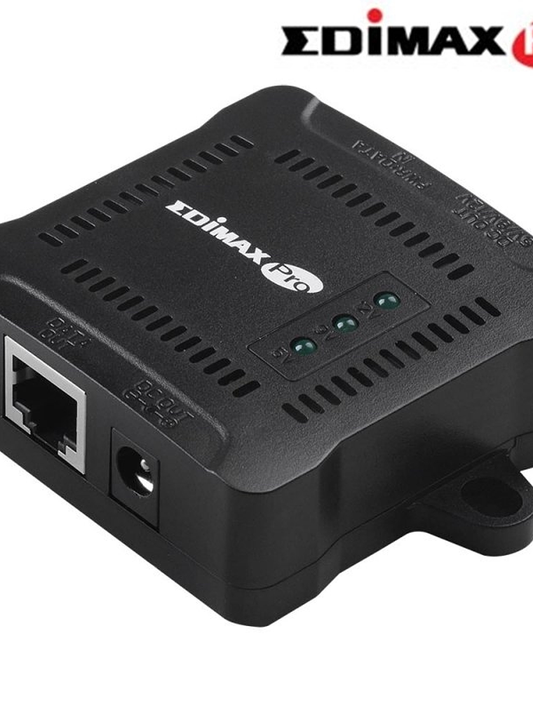 Edimax PRO Splitter PoE GP-101ST 5VDC 9VDC 12VDC 1