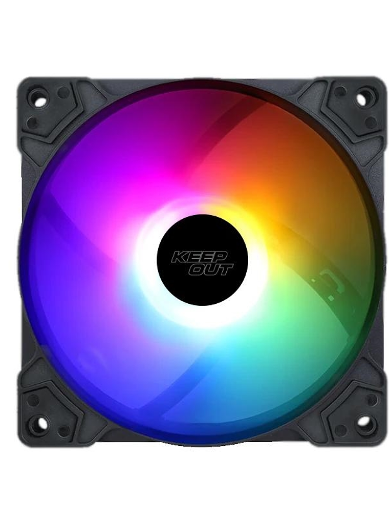 Keep Out Ventilador Caja XFC-120F Black 1